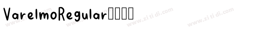VarelmoRegular字体转换 VarelmoRegular字体转换