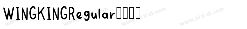 WINGKINGRegular字体转换