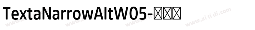 TextaNarrowAltW05字体转换