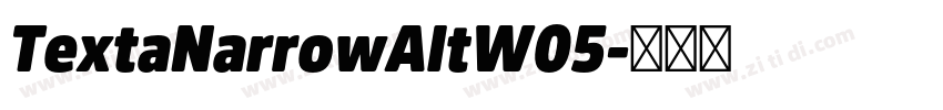 TextaNarrowAltW05字体转换