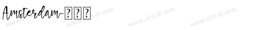 Amsterdam字体转换