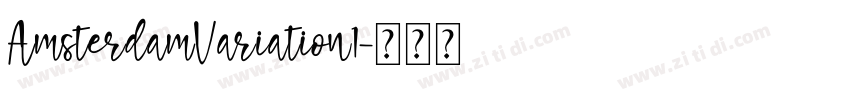 AmsterdamVariation1字体转换