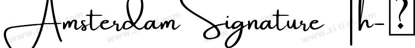 AmsterdamSignatureTh字体转换