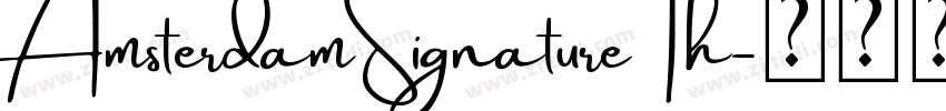 AmsterdamSignatureTh字体转换