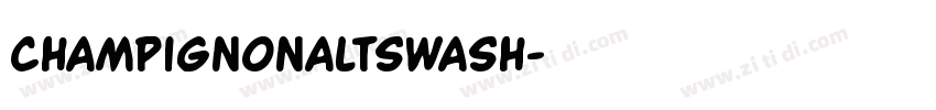 champignonaltswash字体转换