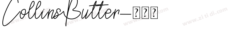 CollinsButter字体转换