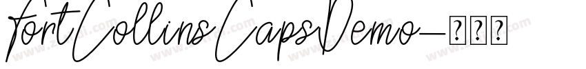 FortCollinsCapsDemo字体转换
