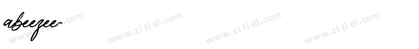 abeezee字体转换
