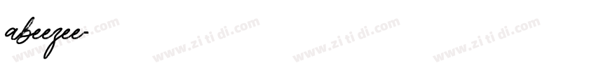 abeezee字体转换