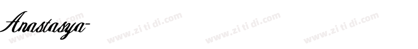 Anastasya字体转换
