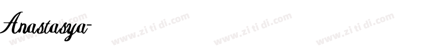 Anastasya字体转换