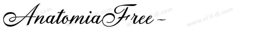 AnatomiaFree字体转换
