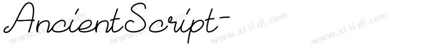 AncientScript字体转换