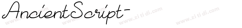 AncientScript字体转换