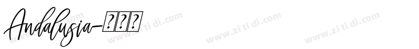 Andalusia字体转换