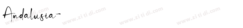 Andalusia字体转换