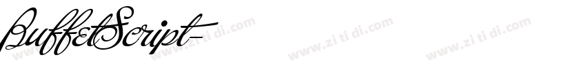 BuffetScript字体转换