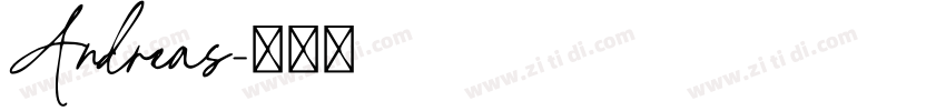 Andreas字体转换