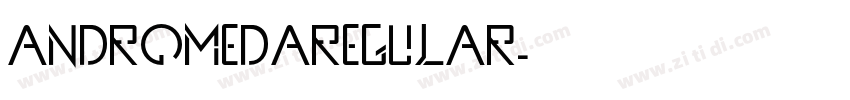 AndromedaRegular字体转换