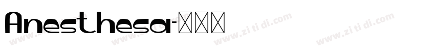 Anesthesa字体转换