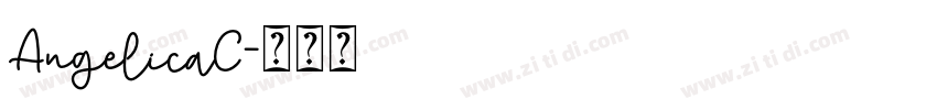 AngelicaC字体转换