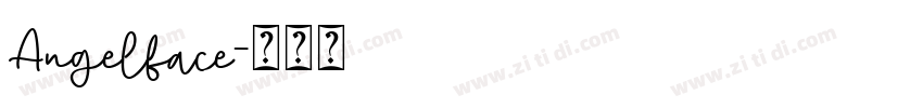 Angelface字体转换