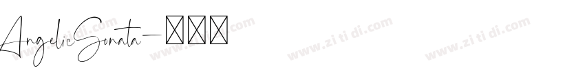 AngelicSonata字体转换