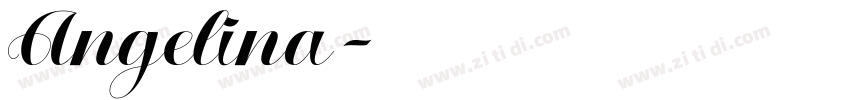 Angelina字体转换