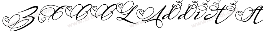 ZCOOLAddictItalic01字体转换