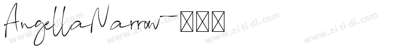 AngellaNarrow字体转换