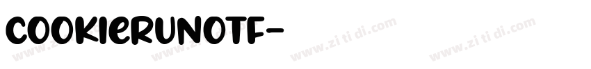 CookieRunOTF字体转换