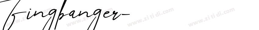 Fingbanger字体转换