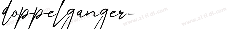 doppelganger字体转换