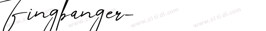 Fingbanger字体转换