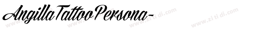 AngillaTattooPersona字体转换