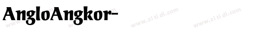 AngloAngkor字体转换