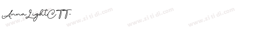 AnnaLightCTT字体转换