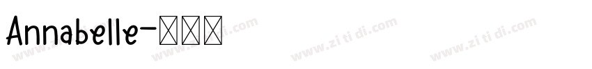 Annabelle字体转换