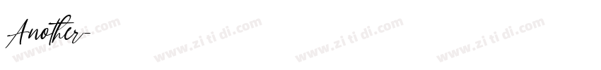 Another字体转换