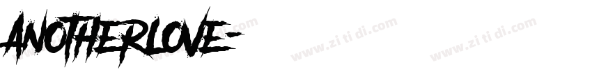AnotherLove字体转换