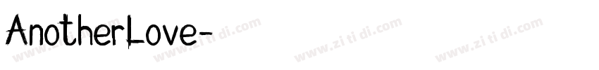 AnotherLove字体转换