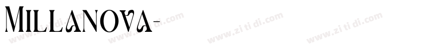 Millanova字体转换