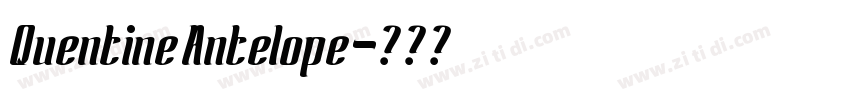 QuentineAntelope字体转换