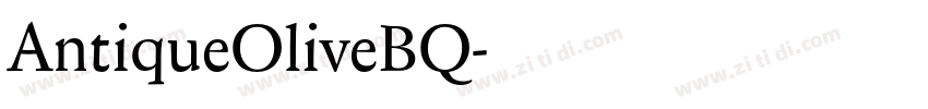 AntiqueOliveBQ字体转换