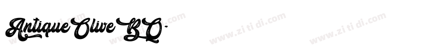 AntiqueOliveBQ字体转换