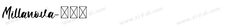 Millanova字体转换