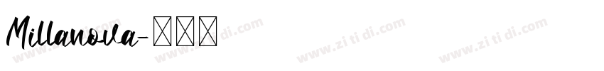Millanova字体转换