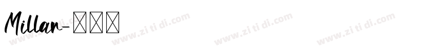 Millar字体转换