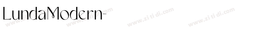 LundaModern字体转换