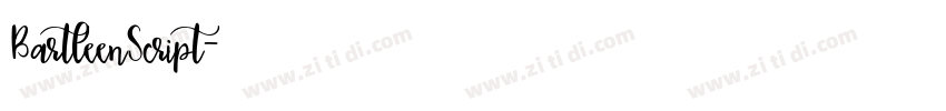 BartleenScript字体转换